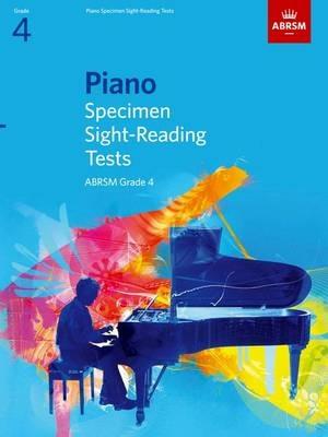 Piano Specimen Sight-Reading Tests, Grade 4 - cover