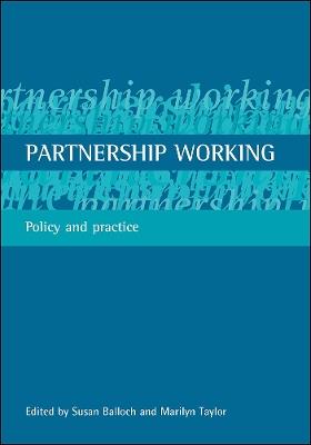 Partnership working: Policy and practice - cover