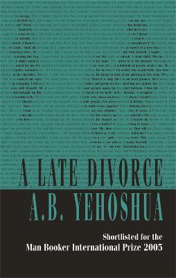 A Late Divorce - A.B. Yehoshua - cover