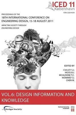 Proceedings of ICED11: Impacting Society Through Engineering Design - cover