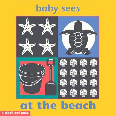 Baby Sees Bath Book: At the Beach - Chez Picthall - cover