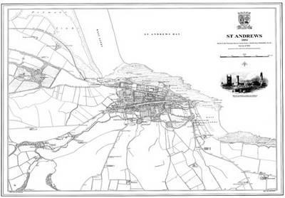 St Andrews 1854 Map - Peter J. Adams - cover