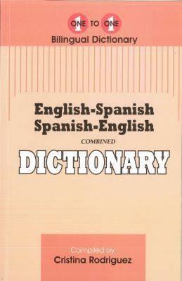 English-Spanish & Spanish-English One-to-One Dictionary - C. Rodriguez - cover
