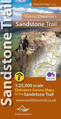 Walking Cheshire's Sandstone Trail - OS Map Book - cover