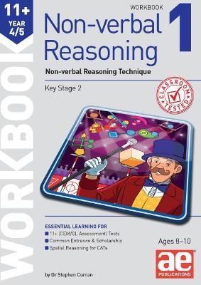 11+ Non-verbal Reasoning Year 4/5 Workbook 1: Non-verbal Reasoning Technique - Andrea F. Richardson - cover