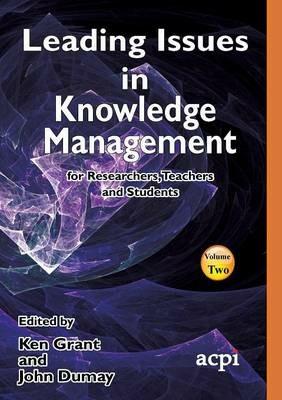 Leading Issues in Knowledge Management Volume 2 - cover