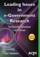 Leading Issues in E-Government Research Volume 2