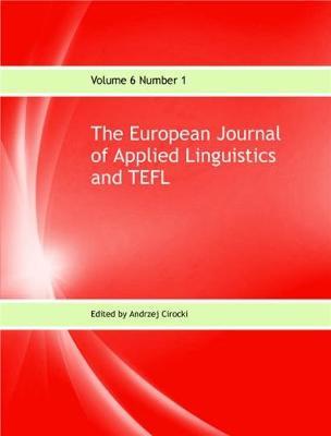 The European Journal of Applied Linguistics and TEFL - Andrzej Cirocki - cover