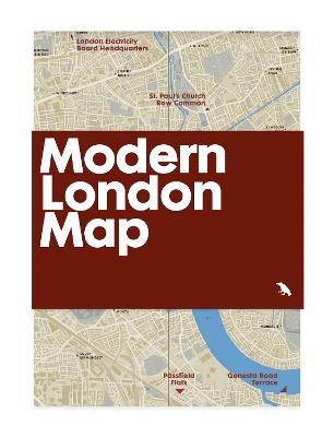 Modern London Map: Guide to Modern Architecture in London - Robin Wilson - cover