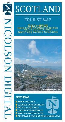 Nicolson Scotland Tourist Map - Val Fry - cover