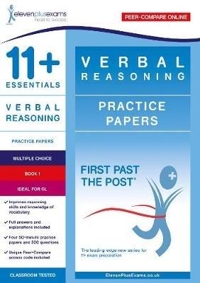 11+ Essentials Verbal Reasoning Practice Papers Book 1 - cover