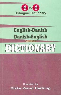 English-Danish & Danish-English One-to-One Dictionary (exam-suitable) - R Hartung - cover