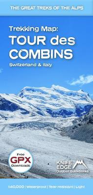 Trekking Map: Tour des Combins: Switzerland & Italy - Andrew McCluggage - cover