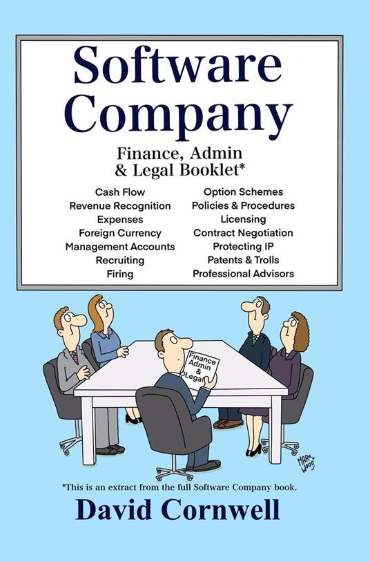 Software Company: Finance, Admin & Legal Booklet