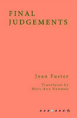 Final Judgements - Joan Fuster - cover