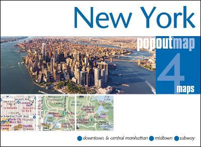 New York PopOut Map - pocket size, pop up map of new york city - cover