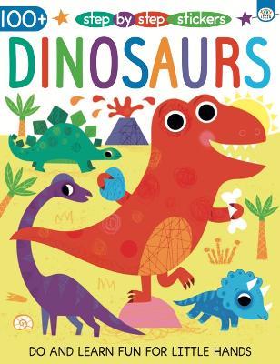 Step by Step Stickers Dinosaurs - Emma Munro Smith - cover