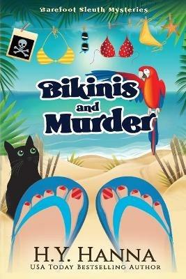 Bikinis and Murder (Large Print): Barefoot Sleuth Mysteries - Book 4 - H y Hanna - cover