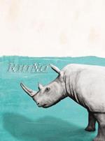 RhiNo: Large Blank Notebook