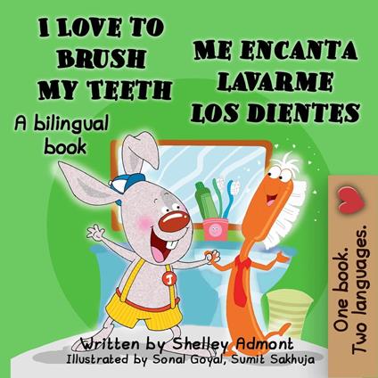 Love to Brush My Teeth-Me encanta lavarme los dientes - Shelley Admont - ebook