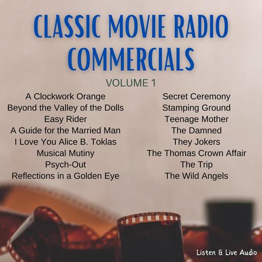 Classic Movie Radio Commercials - Volume 1 - Various, - Audiolibro in  inglese | IBS