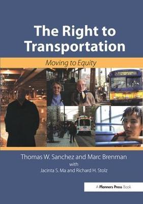 The Right to Transportation: Moving to Equity - Thomas Sanchez - cover