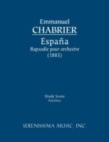 Espana: Study score - Emmanuel Chabrier,Nancy M Bradburd - cover