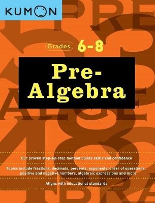 Pre-Algebra Workbook Grades 6-8 - cover