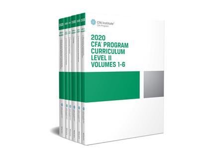 CFA Program Curriculum 2020 Level II Volumes 1-6 Box Set - CFA Institute - cover