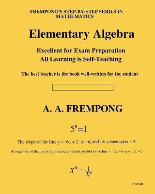 Elementary Algebra - A a Frempong - cover