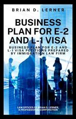 Business Plan for E-2 and L-1 Visa