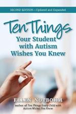 Ten Things Your Student with Autism Wishes You Knew