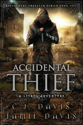 Accidental Thief: Book One in the LitRPG Accidental Traveler Adventure - Jamie Davis,C J Davis - cover