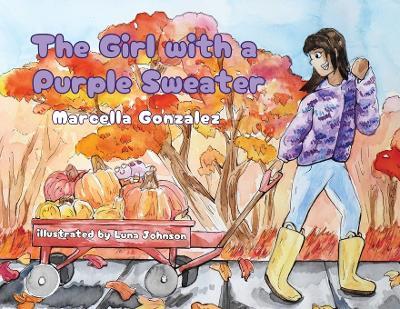 The Girl with a Purple Sweater - Marcella Gonzalez - cover