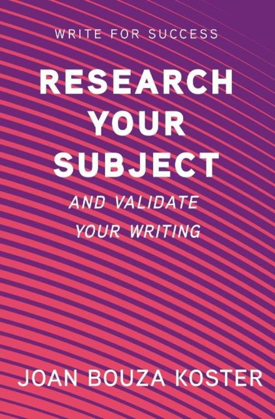 Research Your Subject