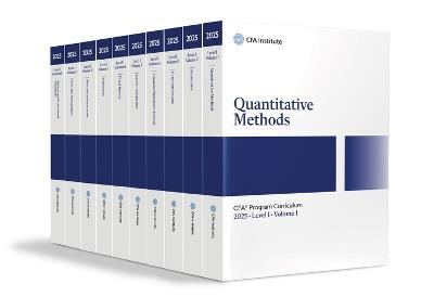 2025 CFA Program Curriculum Level I Box Set - CFA Institute - cover