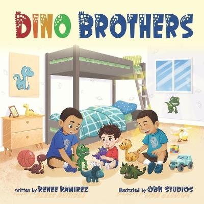 Dino Brothers: Setup a plan to teach their cousin to love Dinosaurs - Renee Ramirez - cover