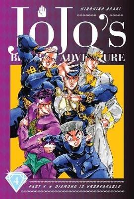 JoJo's Bizarre Adventure: Part 4--Diamond Is Unbreakable, Vol. 4 - Hirohiko Araki - cover
