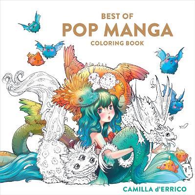 Best of Pop Manga Coloring Book - Camilla D'Errico - cover