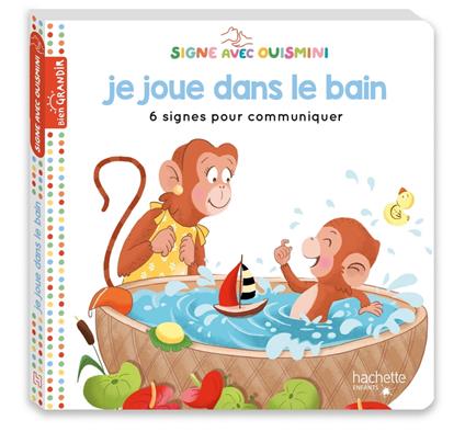 Signe avec Ouismini - Je joue dans le bain - Louison Nielman,Nathalie Janer - ebook