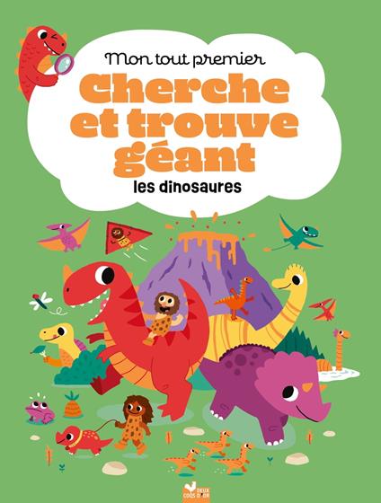 Mon très grand cherche et trouve des dinosaures - Michael Buxton - ebook