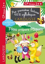 Premières lectures syllabiques - Filou prépare Pâques