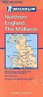 Northern England, The Midlands 1:400.000