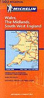 Wales, The Midlands, south west England 1:400.000 - copertina