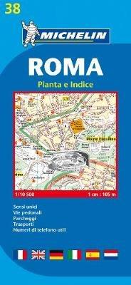 Roma 1:10.500. Sensi unici, vie pedonali, parcheggi, trasporti, numeri di telefono utili - copertina