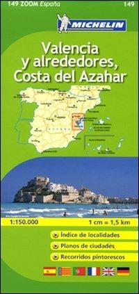 Valencia y alrededores, Costa del Azahar 1:150.000. Ediz. multilingue - copertina