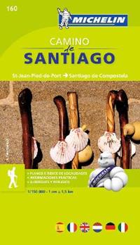 Camino de Santiago 1:150.000 - Libro - Michelin Italiana - Carte zoom | IBS