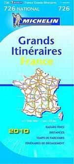 France. Grands itinéraires 1:1.000.000