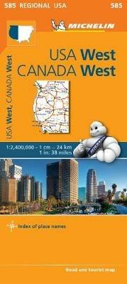 USA West, Canada West 1:2.400.000 - copertina