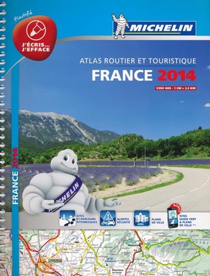 France. Atlas routier et touristique 2014 1:250.000 - copertina